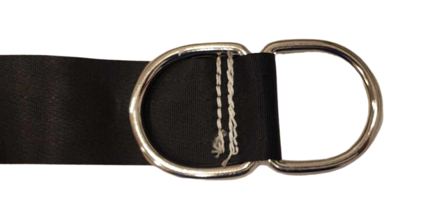 Black Double D-Ring Straps (14&