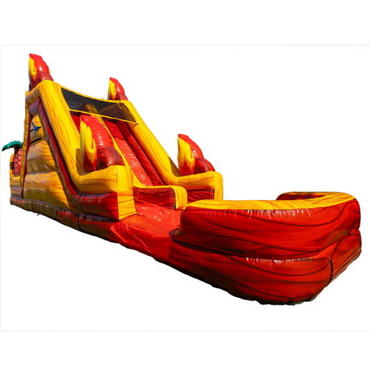 18' Tropical Inferno Obstacle Course C66A0553 - Big and Bright Inflatables