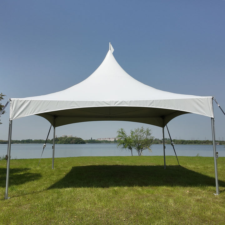 20ft x 20ft Deluxe High Peak Frame Tent - White