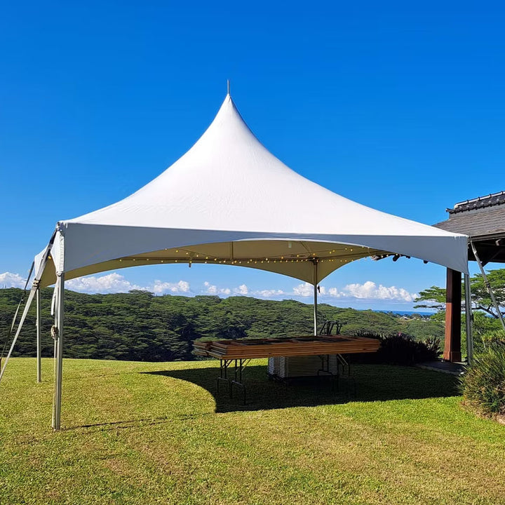 20ft x 20ft Deluxe High Peak Frame Tent - White