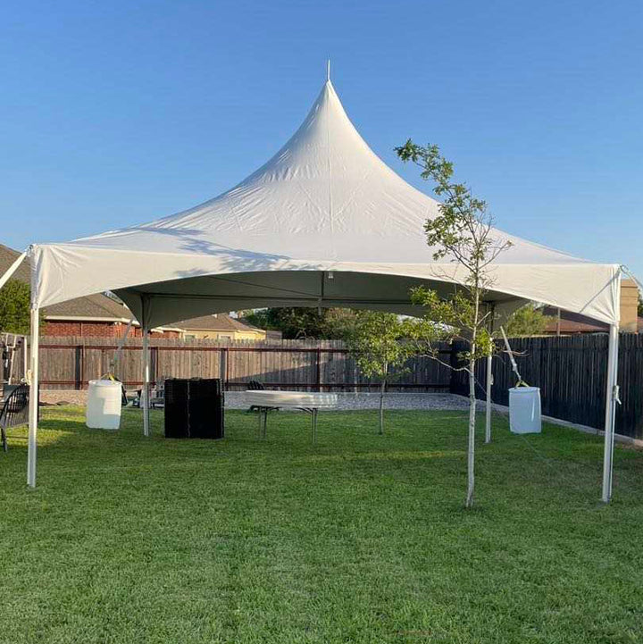 20ft x 20ft Deluxe High Peak Frame Tent - White