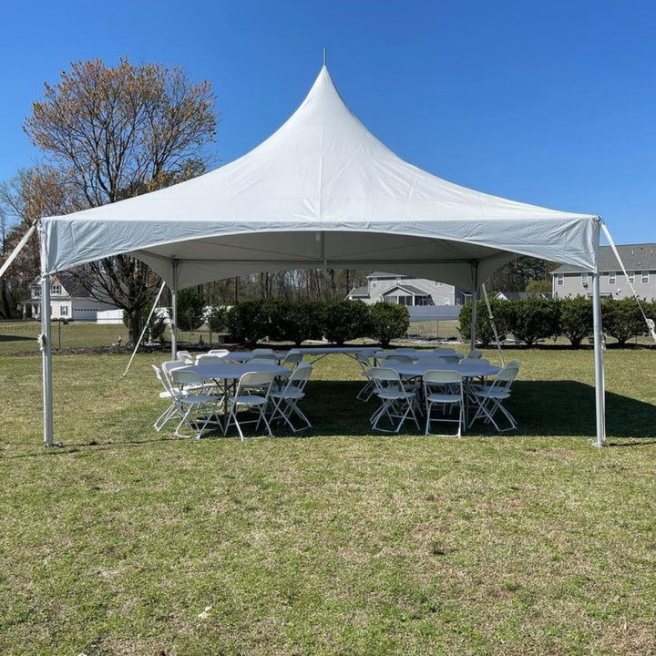 20ft x 20ft Deluxe High Peak Frame Tent - White