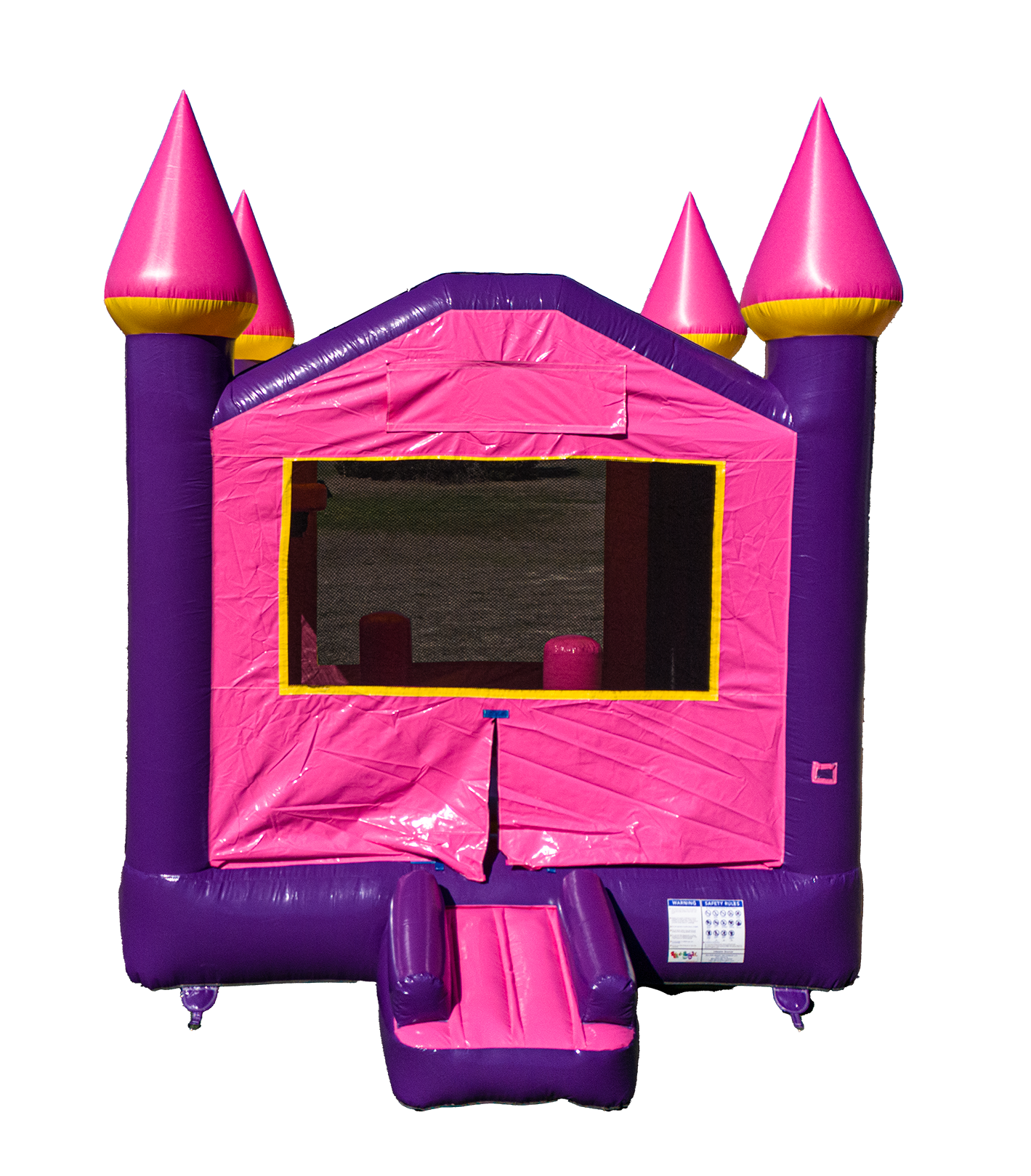 Pink Castle Bounce House | Big and Bright Inflatables
