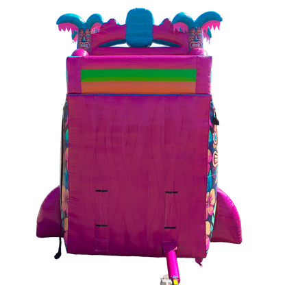 22FT Aloha Splash (Hawaiian Hibiscus) Dual Lane Slide