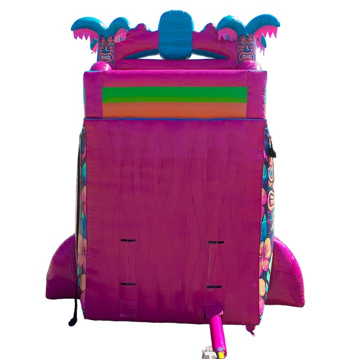 22FT Aloha Splash (Hawaiian Hibiscus) Dual Lane Slide