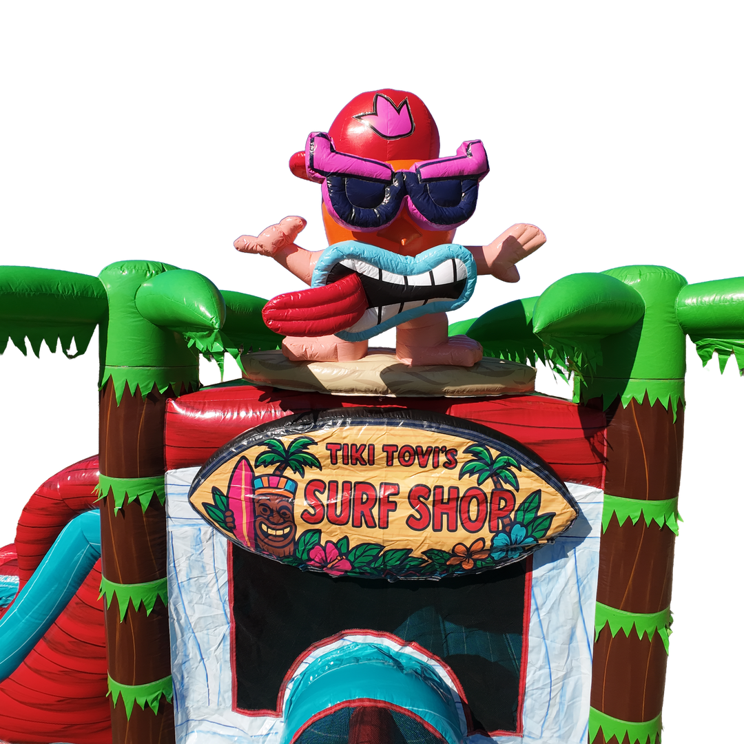 Santa Surf Shop Christmas Tiki Tovi Combo