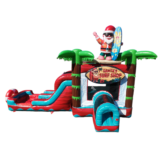 Santa Surf Shop Christmas Tiki Tovi Combo