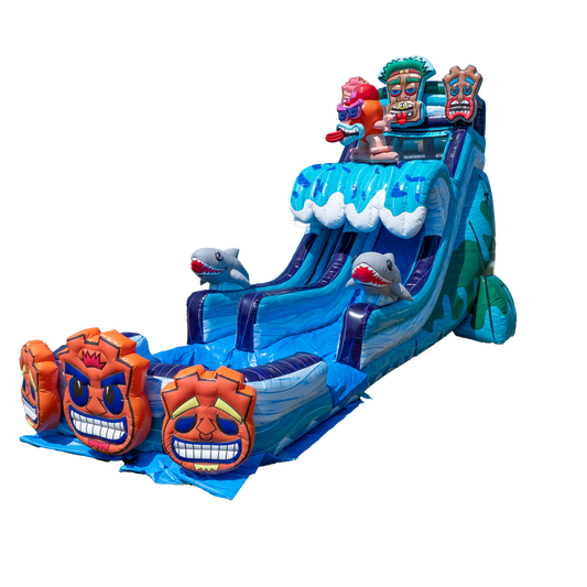 22FT Tiki Tovi's Single Lane Slide