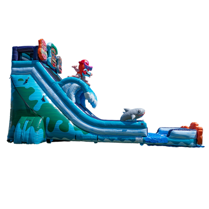 22FT Tiki Tovi's Single Lane Slide