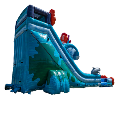 22FT Tiki Tovi's Single Lane Slide