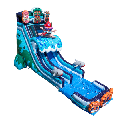 22FT Tiki Tovi's Single Lane Slide