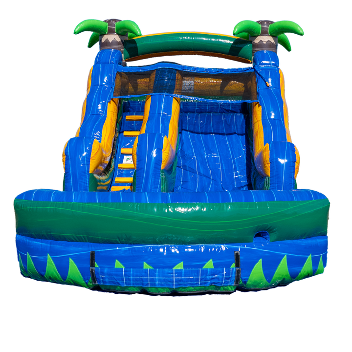 12FT Tropical Single Lane Slide