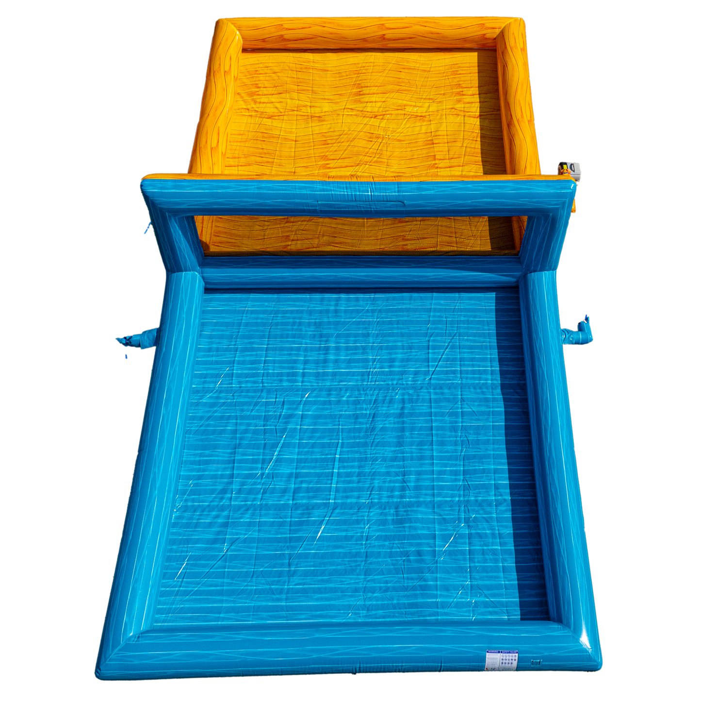 Inflatable Volleyball Court (Yellow/Teal)