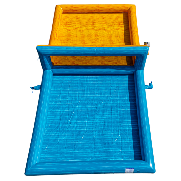 Inflatable Volleyball Court (Yellow/Teal)
