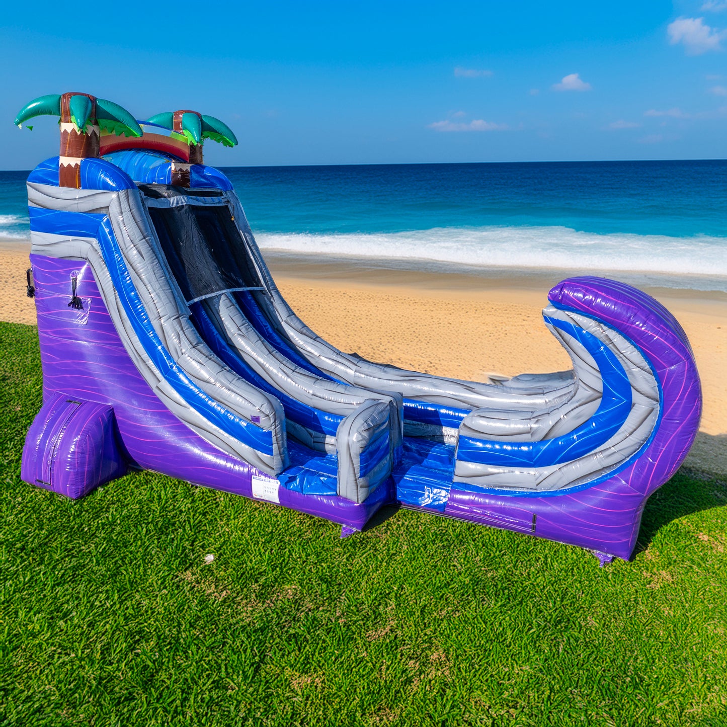 18FT Tropical Wave Single Lane Slide