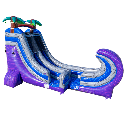 18FT Tropical Wave Single Lane Slide