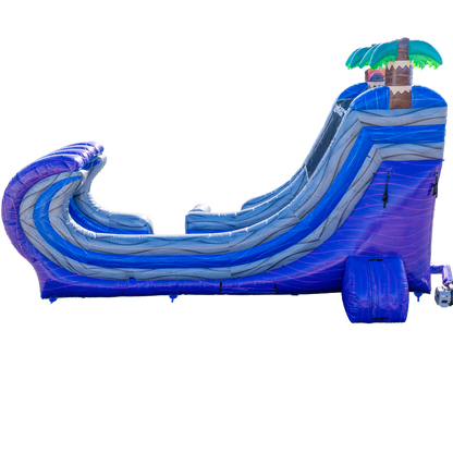 18FT Tropical Wave Single Lane Slide