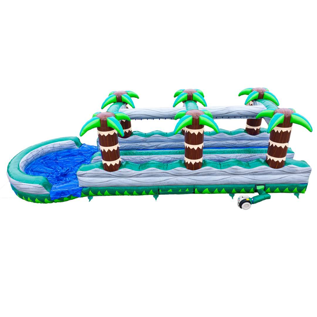 Green Tropical Dual Slip N Slide