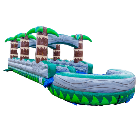 Green Tropical Dual Slip N Slide