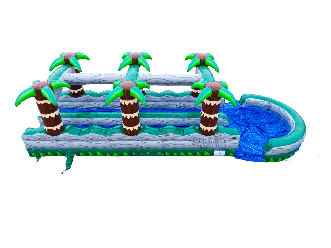 Green Tropical Dual Slip N Slide