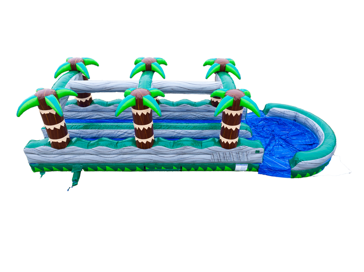Green Tropical Dual Slip N Slide