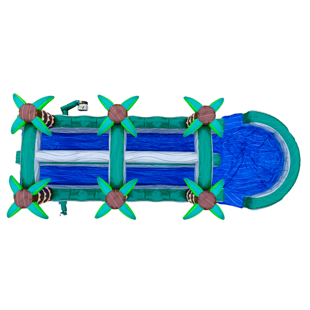 Green Tropical Dual Slip N Slide