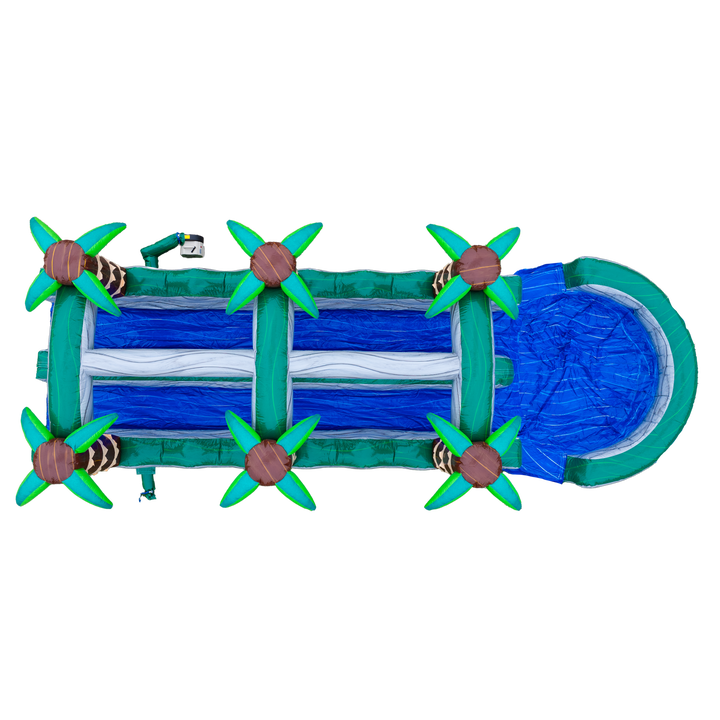 Green Tropical Dual Slip N Slide