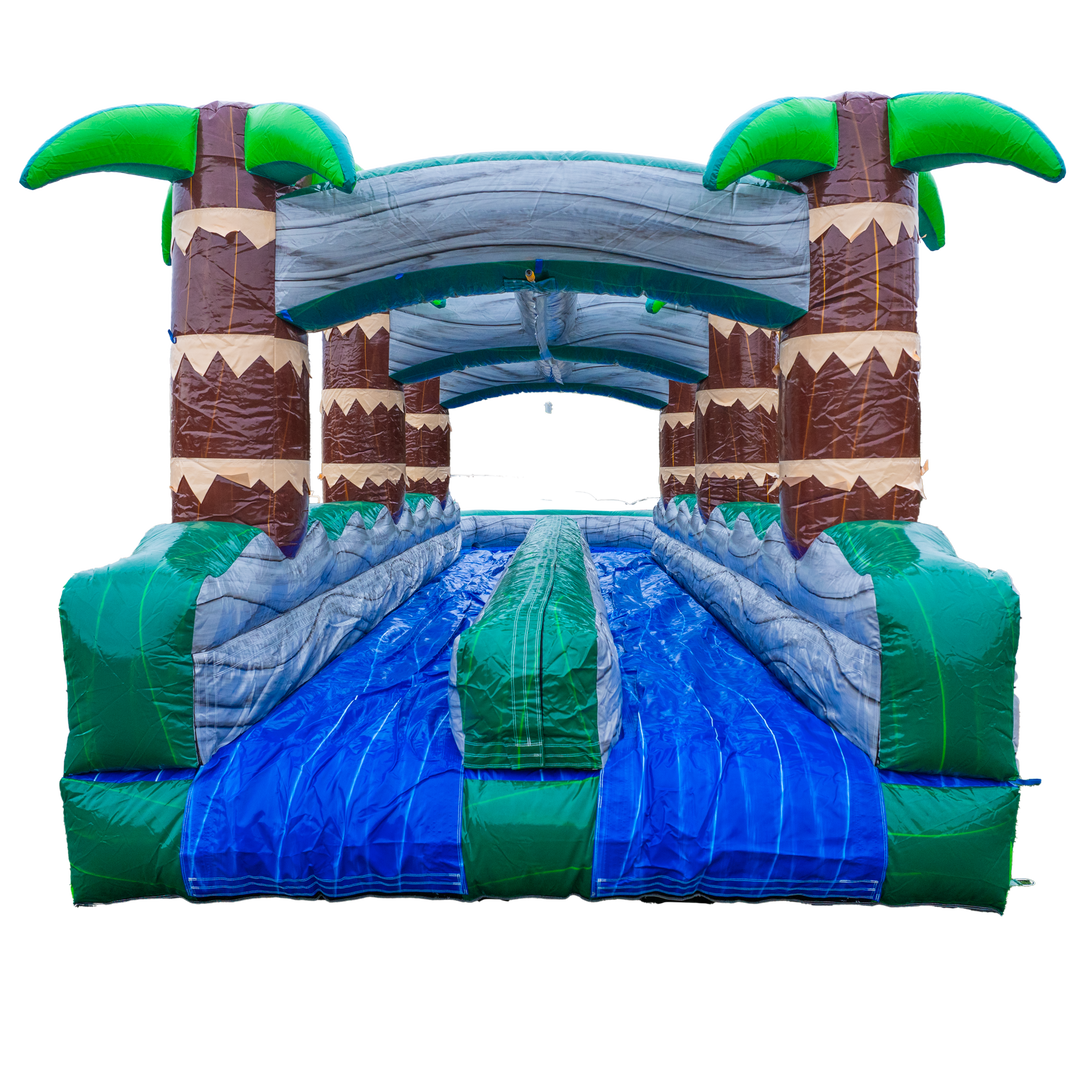 Green Tropical Dual Slip N Slide