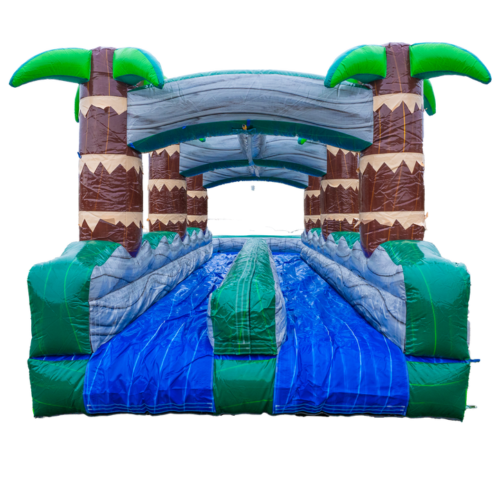 Green Tropical Dual Slip N Slide
