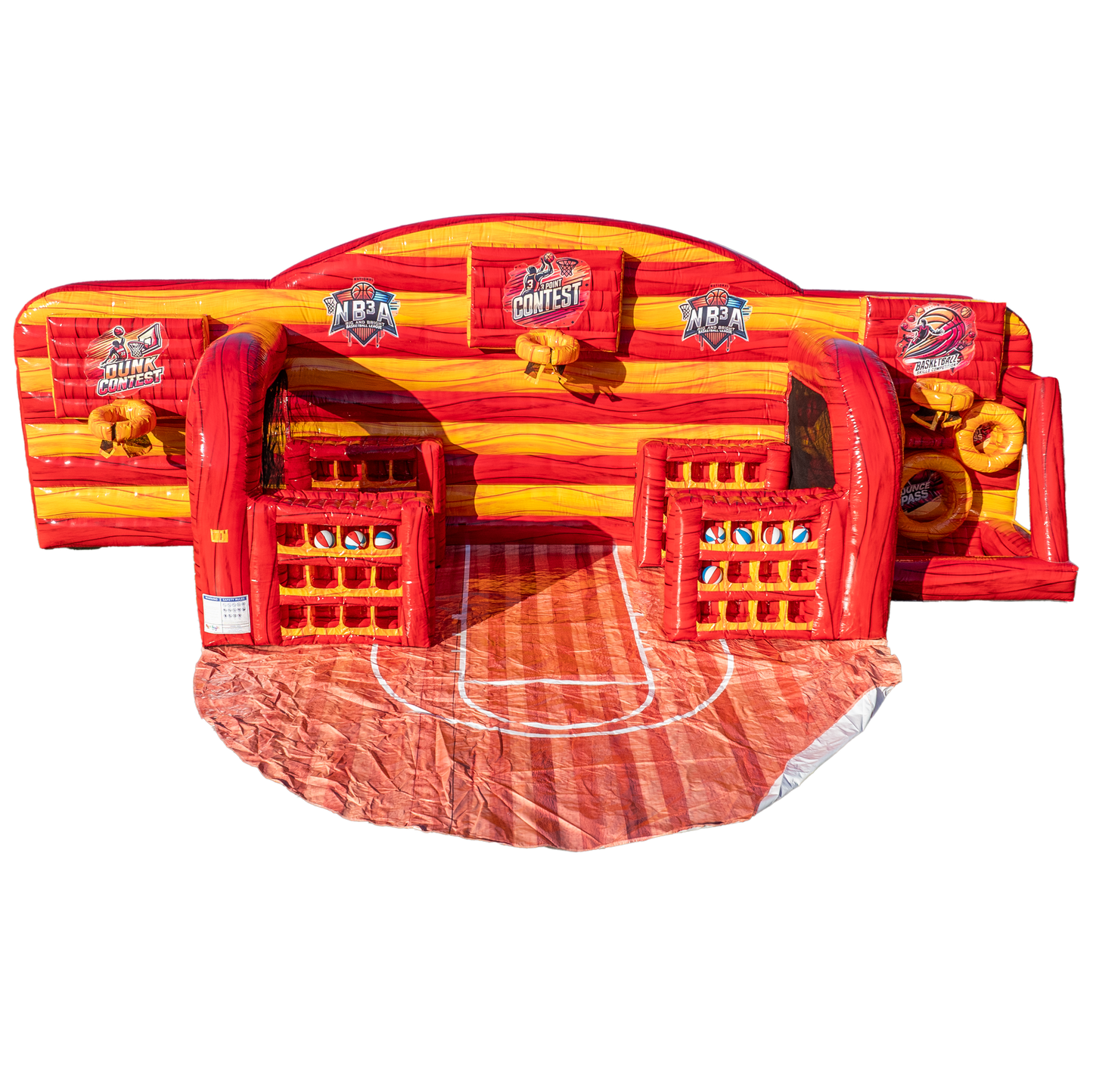 NB3A All Star Challenge Inflatable Basketball Game