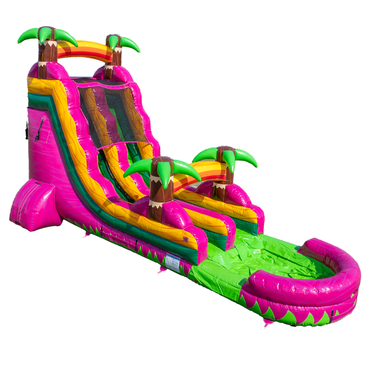 18FT Magenta Single Lane Slide