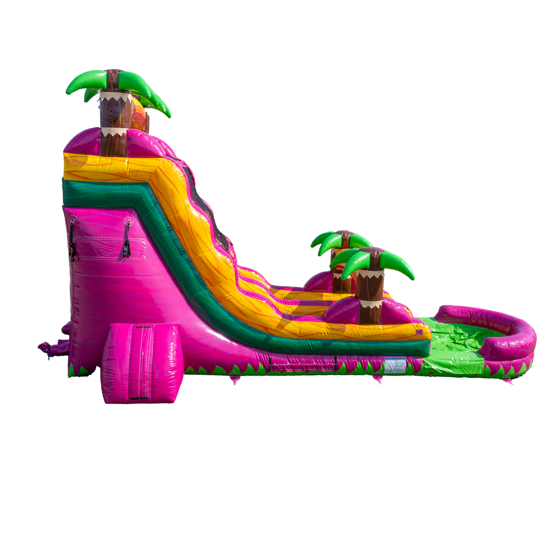 18FT Magenta Single Lane Slide