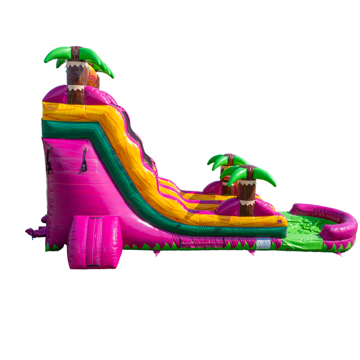 18FT Magenta Single Lane Slide