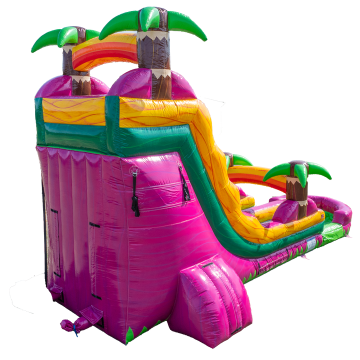 18FT Magenta Single Lane Slide