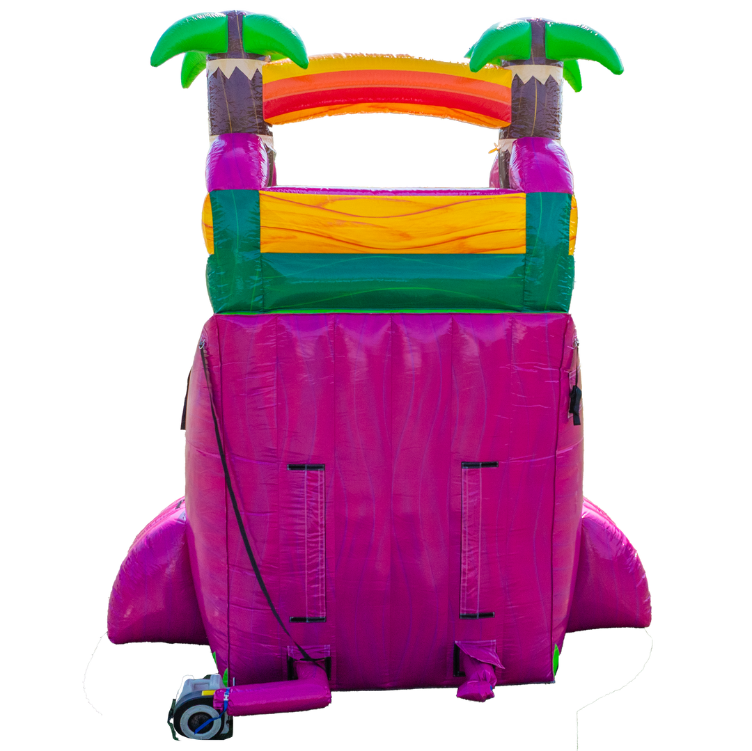 18FT Magenta Single Lane Slide