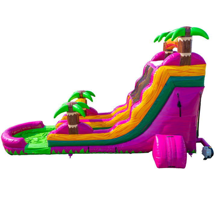 18FT Magenta Single Lane Slide