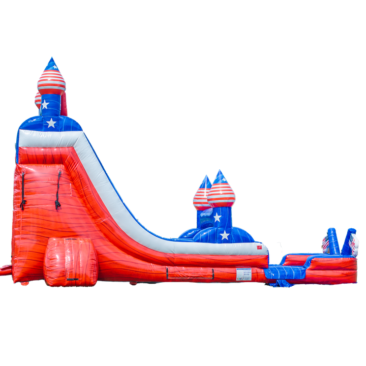 18FT USA Single Lane Slide