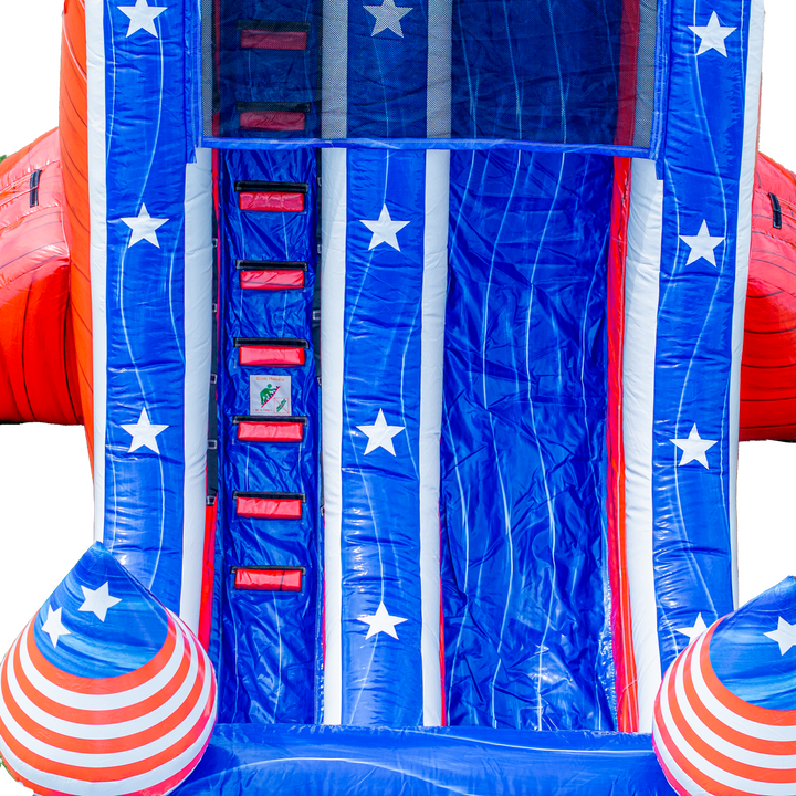 18FT USA Single Lane Slide
