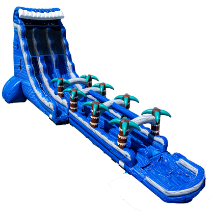27FT Blue Paradise Dual Lane w/ Slip N Slide