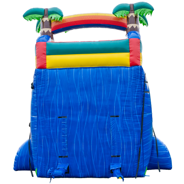 20FT Blue Paradise Dual Lane Slide
