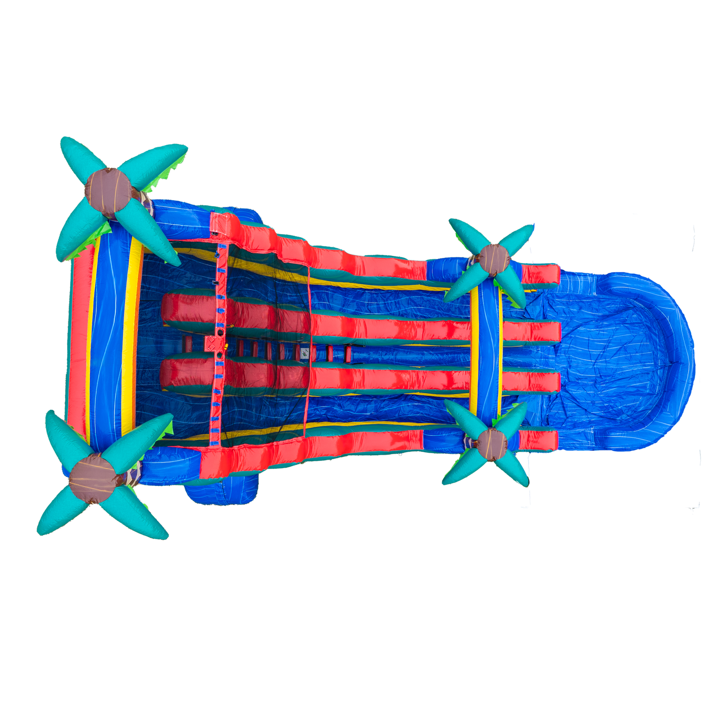 20FT Blue Paradise Dual Lane Slide