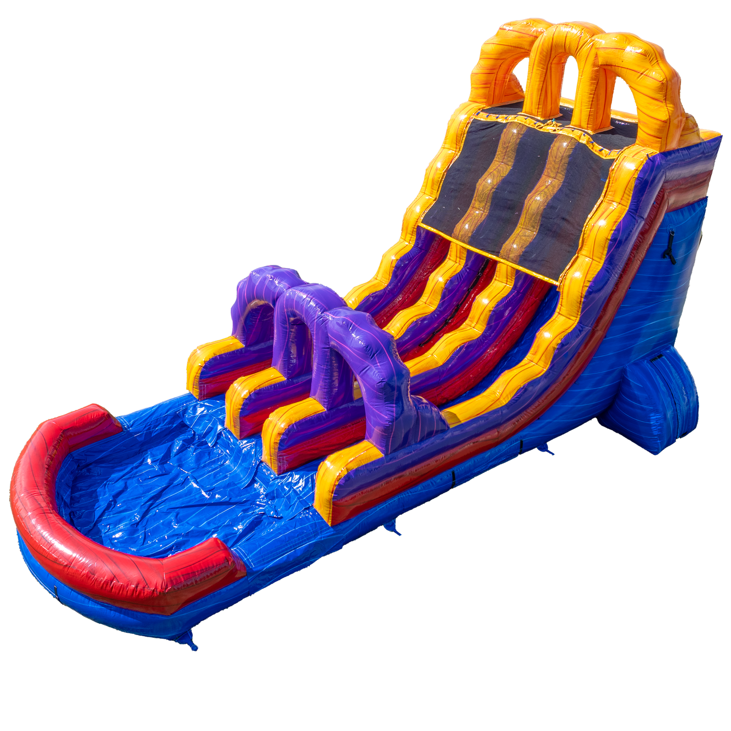 18FT Blue Lava Dual Lane Slide