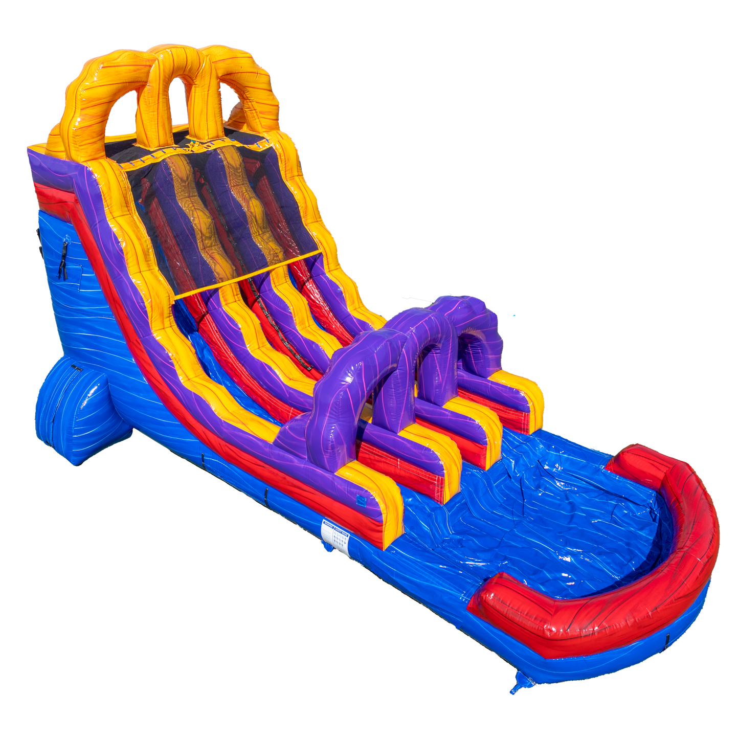 18FT Blue Lava Dual Lane Slide