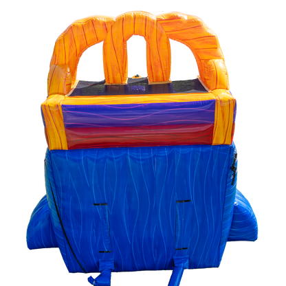 18FT Blue Lava Dual Lane Slide