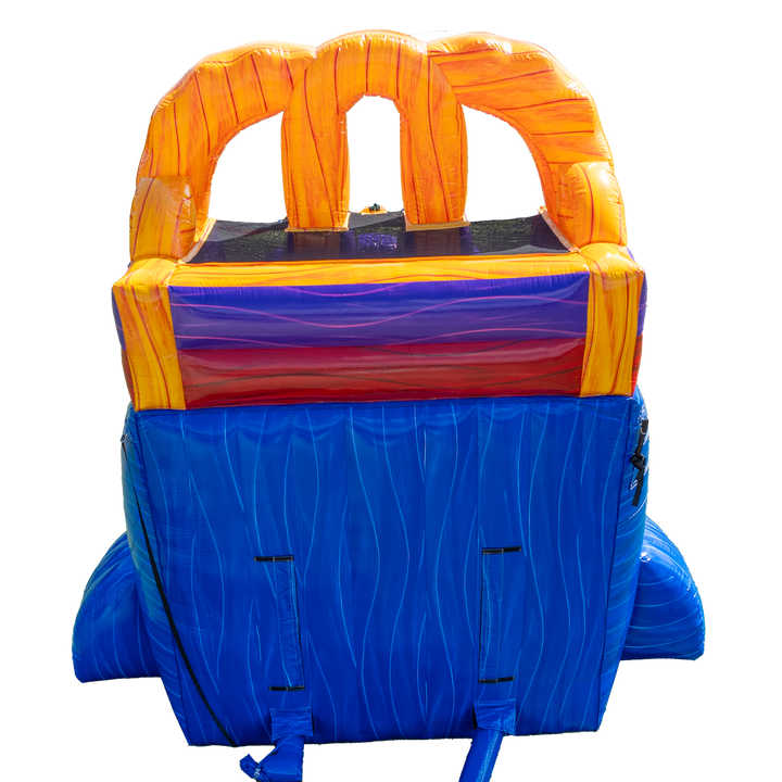18FT Blue Lava Dual Lane Slide