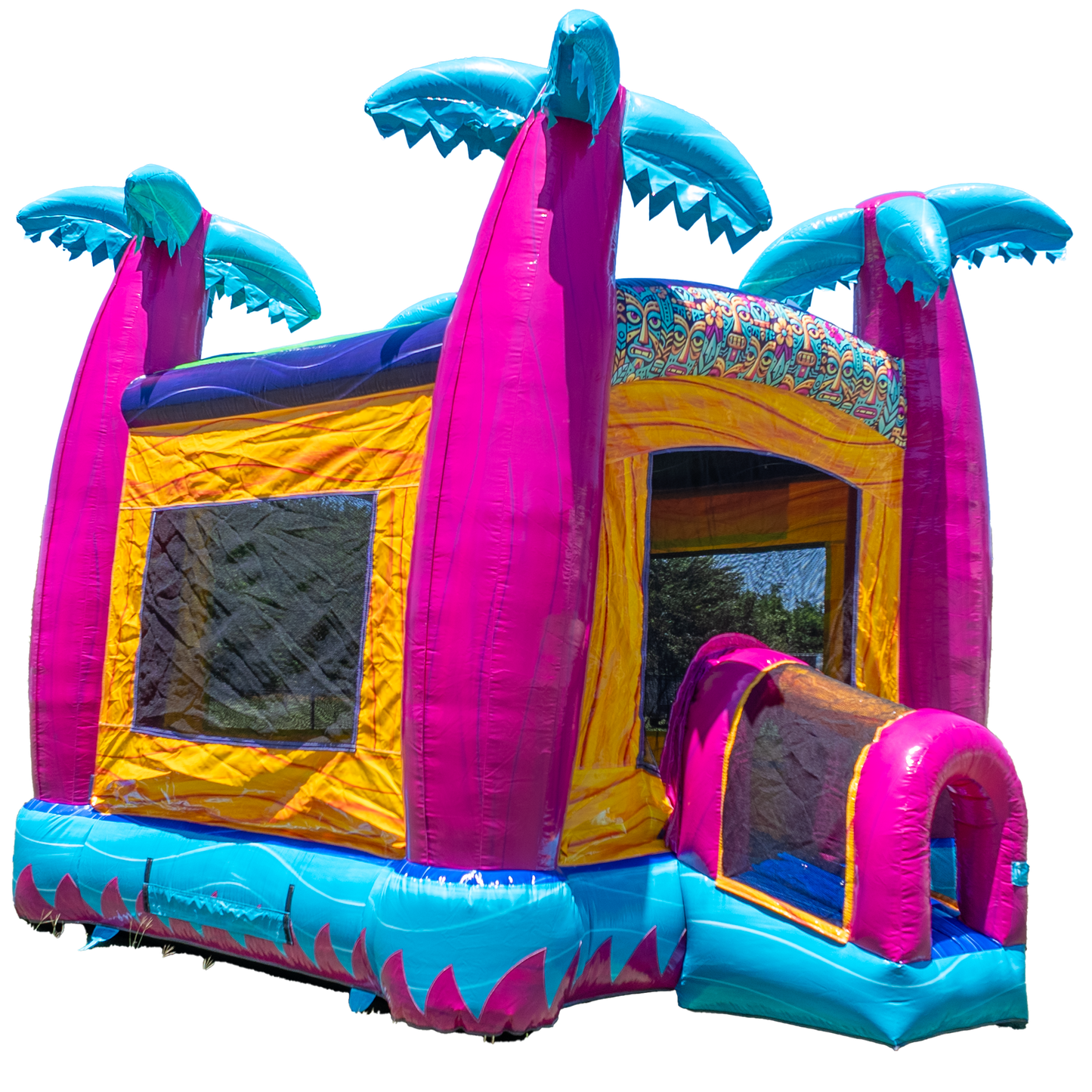 Teal Rippling Rush Bouncer