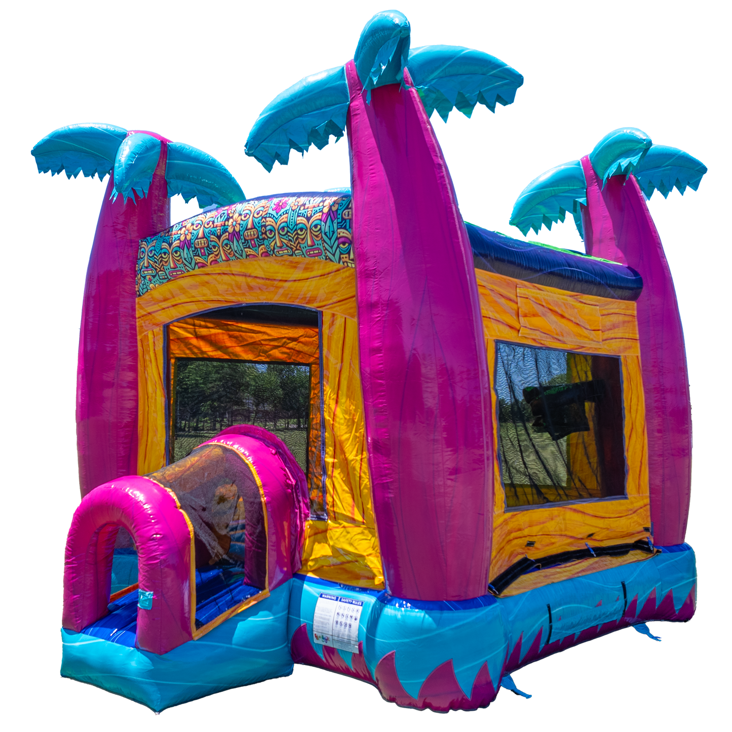 Teal Rippling Rush Bouncer