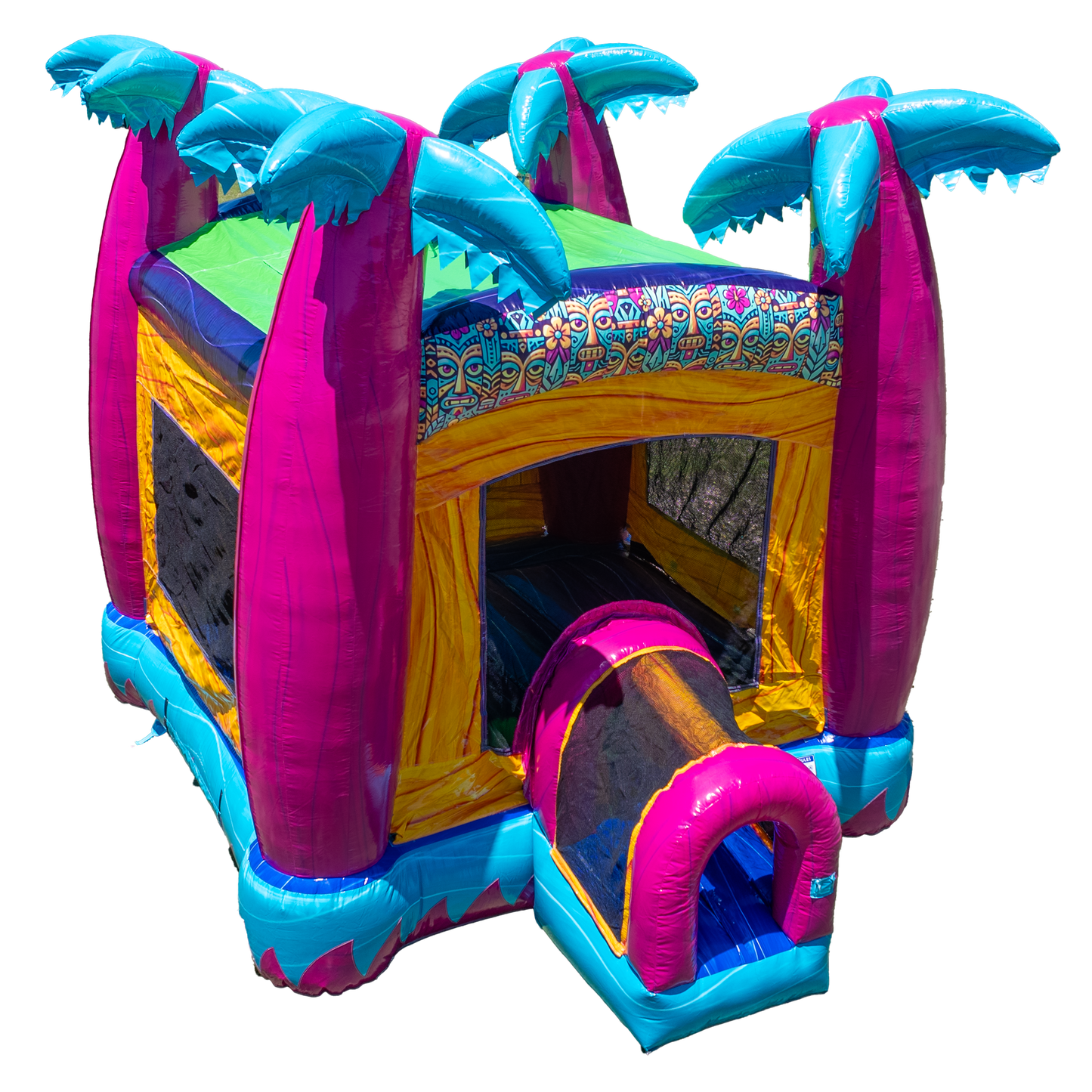 Teal Rippling Rush Bouncer