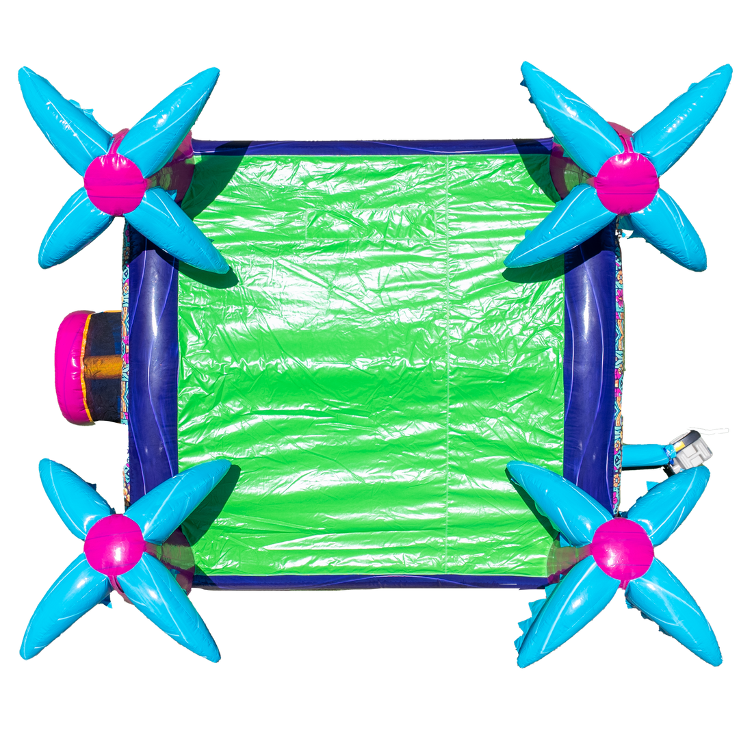 Teal Rippling Rush Bouncer