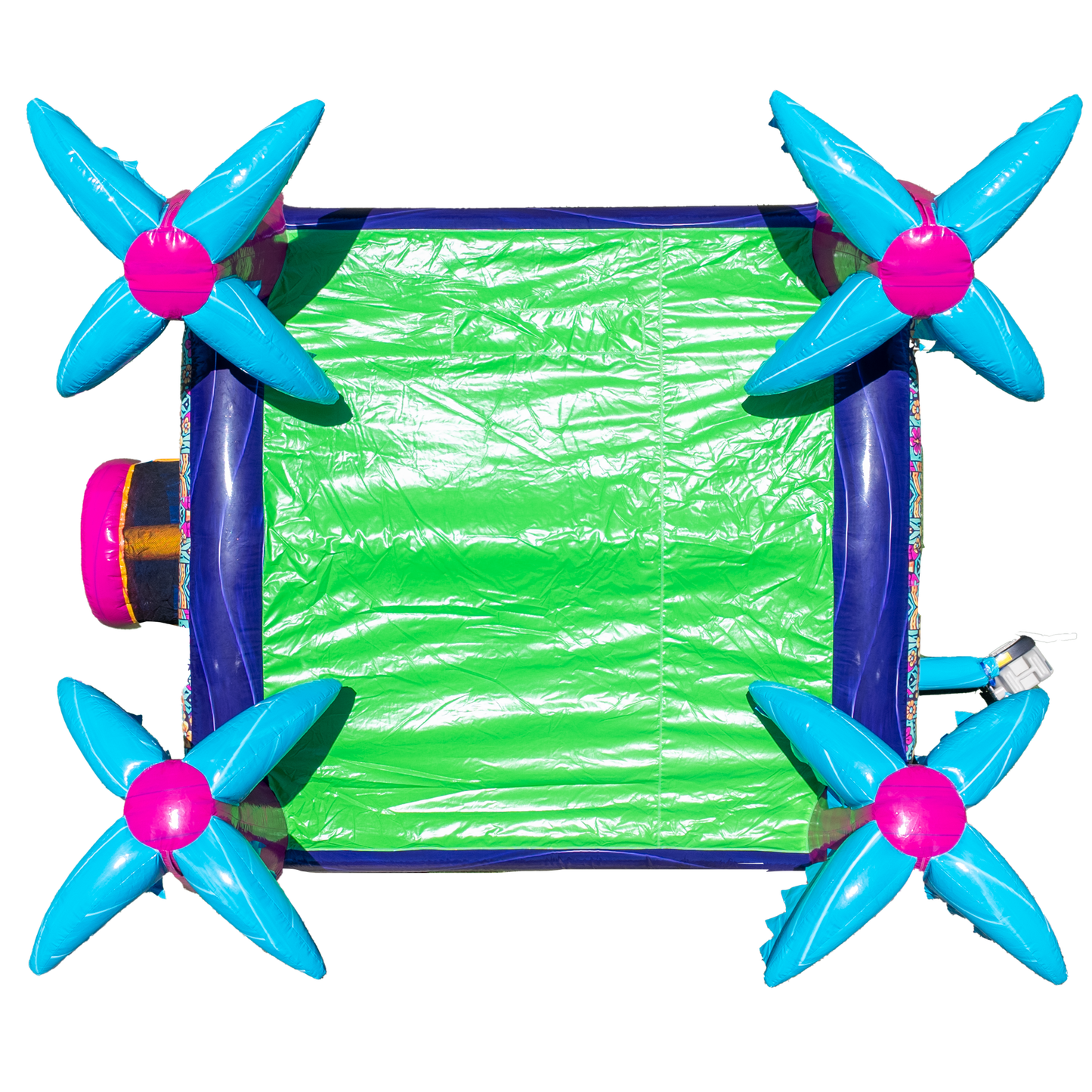 Teal Rippling Rush Bouncer